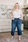 Judy Blue High Rise Wide Leg Crop Jeans
