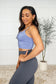 Hot Yoga Tank in Blue Hyacinth