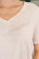 I Don't Have to Choose V-Neck Tee in Oatmeal