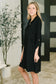 Inspire Collared Neck Dress in Black