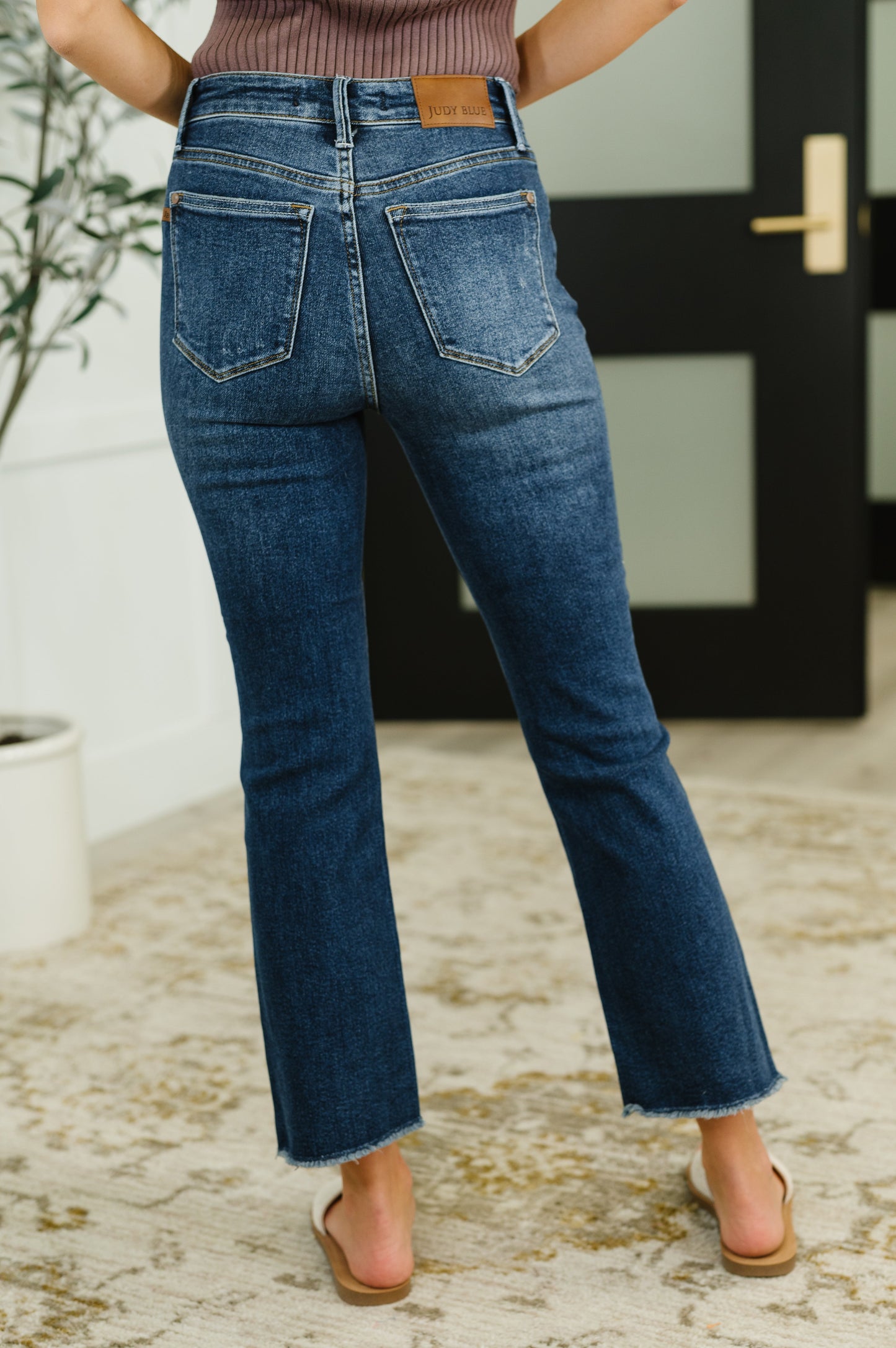 Judy Blue High Waist Dark Wash Kick Flare