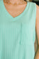 Just Give In Ribbed Knit Tank in Mint