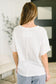 Just Like That Relaxed Heather Tee in Ivory