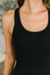 Keeping it Cool Scoop Neck Tank in Black