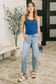 Keeping it Cool Scoop Neck Tank in Light Navy