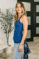 Keeping it Cool Scoop Neck Tank in Light Navy