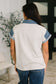 Knowing Me Collared Henley Top