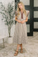 Let Me Love You Cap Sleeve Tiered Dress