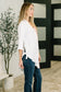 Like You Do Dual Toned Button Down Shirt