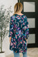 Lizzy Cardigan in Hunter Green Floral Paisley
