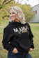 Mama of Both Graphic Hoodie in Black