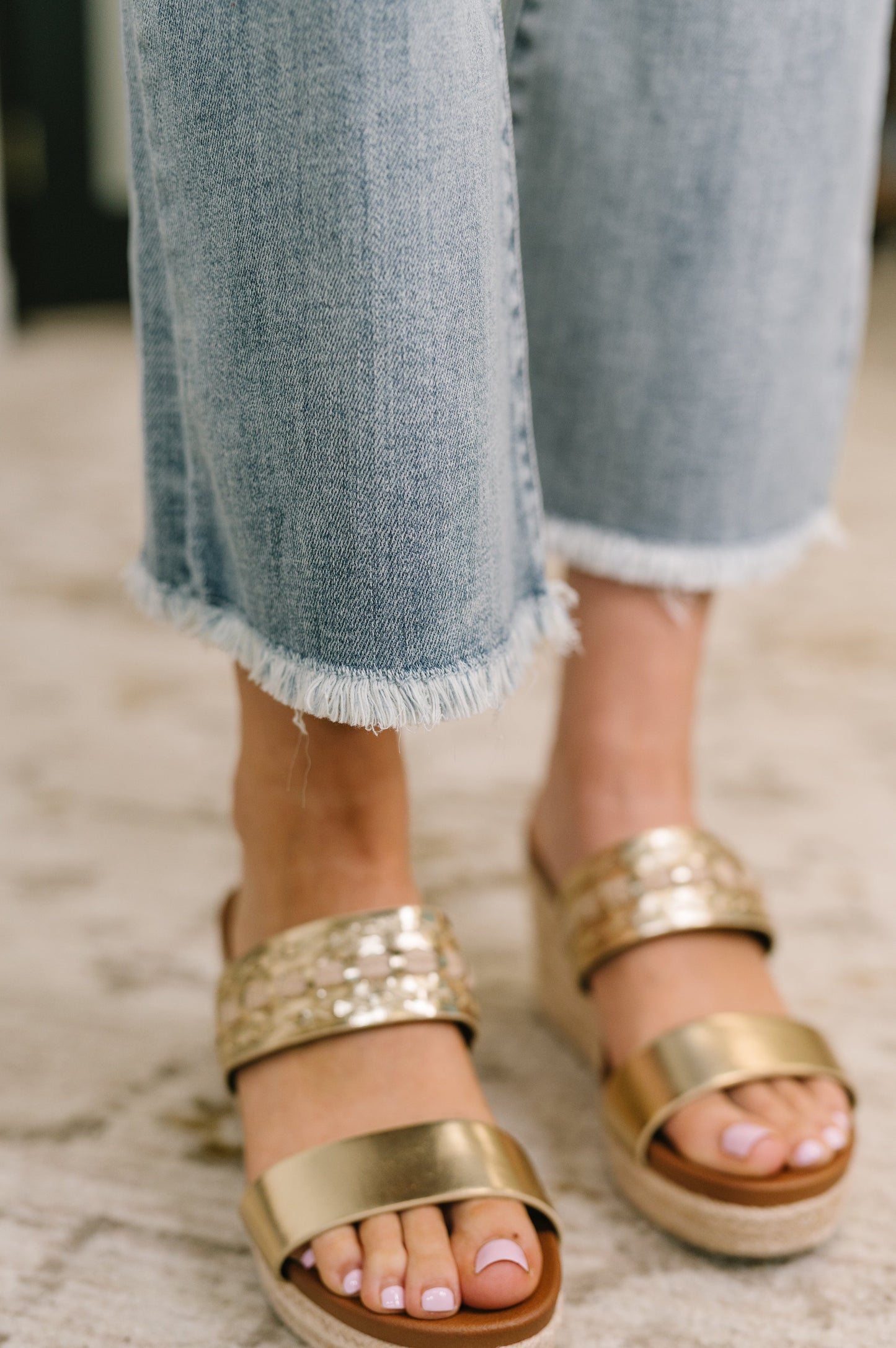 Judy Blue Mid Rise Kick Flare Jeans with Frayed Hem