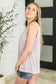Mellow Muse Relaxed Knit Tank in Pearl Grey