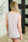 Mellow Muse Relaxed Knit Tank in Pearl Grey