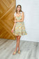 Miss Frills A Lot Flare Mini Dress in Orange
