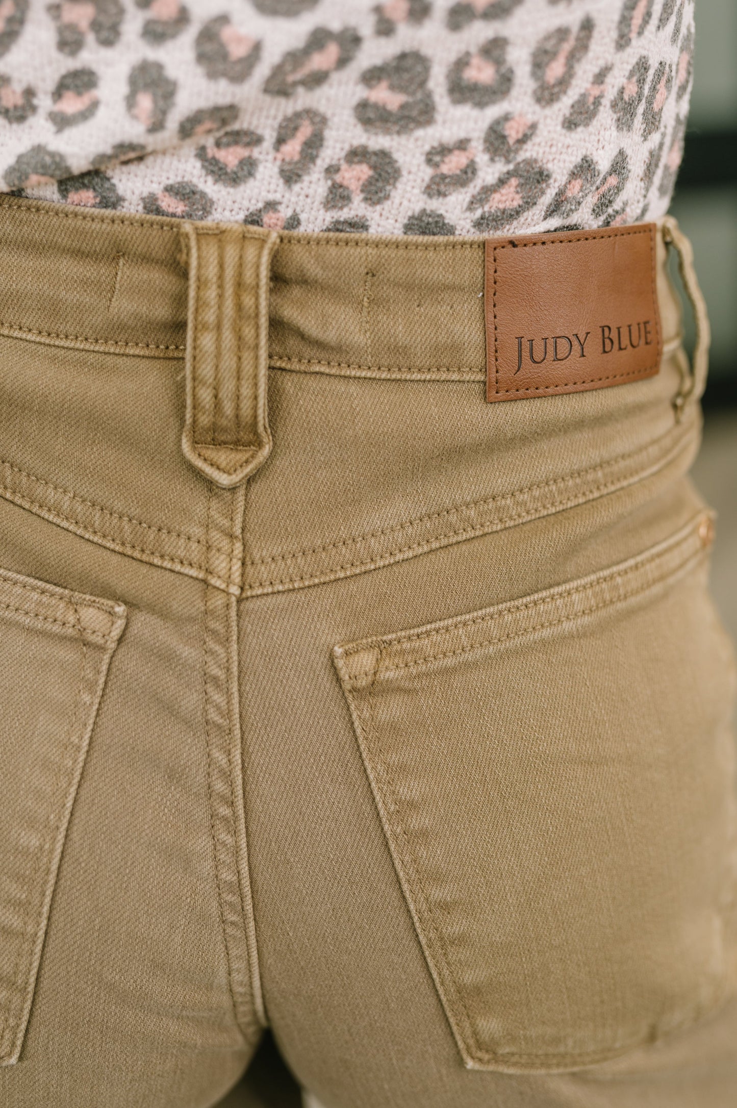 Judy Blue High Waist Wide Leg Ankle Jeans with Vintage Front Yoke