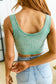 Get On My Level Cropped Cami in Mint