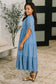 One Less Crisis Tiered Midi Dress