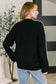 One Stitch at a Time Pullover in Black