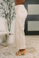 Only Pair High Waisted Wide Leg Bottoms in Linen