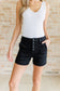 Judy Blue High Rise Button Fly Trouser Shorts