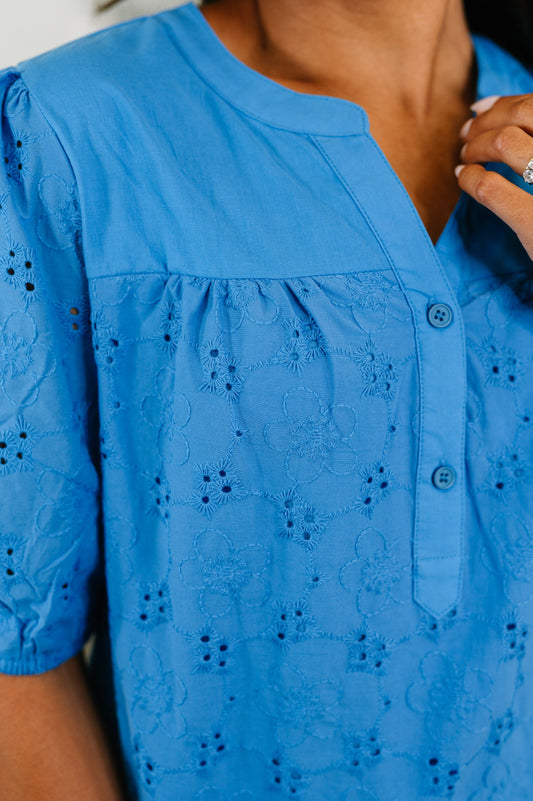 Refined Darling Eyelet Blouse