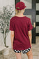 Rest Assured Basic Relaxed Tee in Cabernet