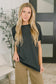 Rest Assured Basic Relaxed Tee in Charcoal