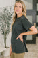 Rest Assured Basic Relaxed Tee in Charcoal