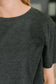 Rest Assured Basic Relaxed Tee in Charcoal