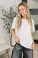 Rest Assured Basic Relaxed Tee in White