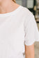 Rest Assured Basic Relaxed Tee in White