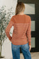 Rust Revival Long Sleeve Knit Top