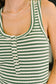 Snaccident Waiting to Happen Scooped Neck Tank in Green