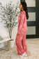 Snowflake Sniffles Pajama Set in Red
