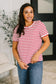Something New Scalloped Hem Top