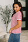 Something New Scalloped Hem Top