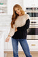 Split Decision Color Block Cargo Sleeve Top