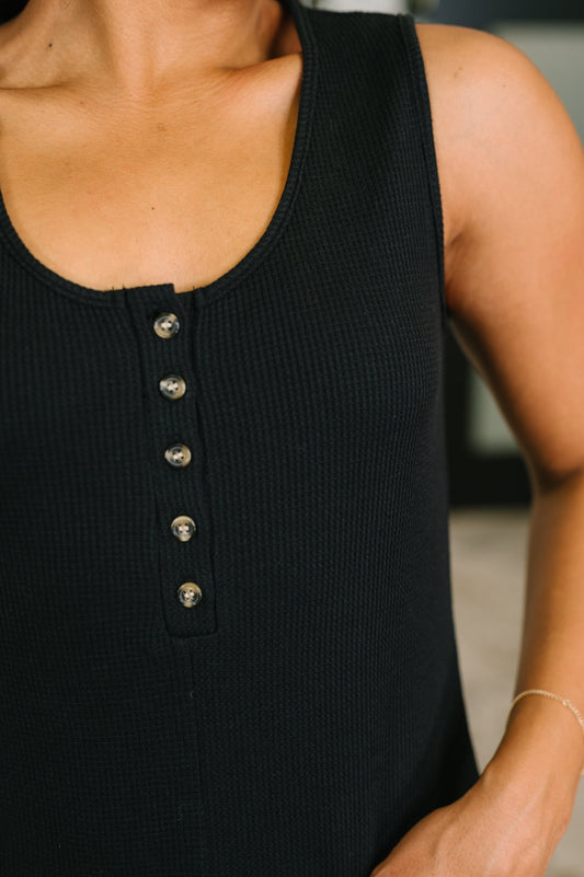 Spontaneous Outing Henley Romper