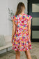 Start of Something Great Flutter Sleeve Floral Dress