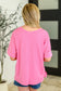 Take It Easy Slouchy Tee in Hot Pink
