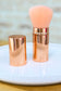 Rose Gold and Pink Telescopic Powder Brush