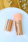 Rose Gold and Pink Telescopic Powder Brush