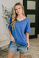 Thanks To You Relaxed Tee in Royal Blue