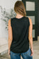 Thread Theory Round Neck Tank in Black