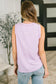 Thread Theory Round Neck Tank in Lilac