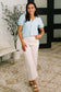 To Call My Own Textured Blouse in Powder Blue