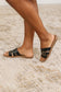 Torvi Black Slip on Sandals