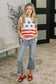 United Together Graphic Flag Tank