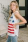 United Together Graphic Flag Tank